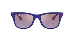 Ray-Ban 0RB4195M Gafas de sol, Matte Blue, 52 para Hombre