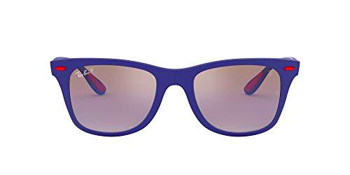 Ray-Ban 0RB4195M Gafas de sol, Matte Blue, 52 para Hombre