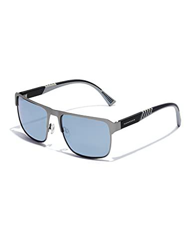 HAWKERS REETZY Gafas de Sol, Gun Metal Chrome, Talla única Unisex Adulto