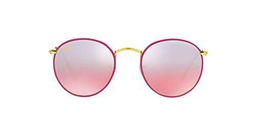 Ray-Ban 0RB3447JM Gafas, Violet ON Legend Gold, 50 Unisex Adulto