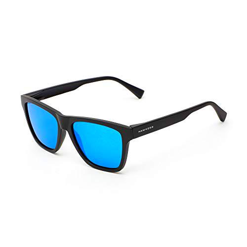 HAWKERS One LS Gafas de Sol, Rubber Black · Sky, Talla única Unisex Adulto