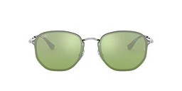 Ray-Ban 3579n Gafas de Sol, Silver, 58 Unisex-Adulto