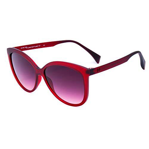 italia independent Is017-057-000 Gafas de Sol, Rojo