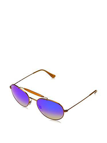 Ray-Ban RB 3540 Gafas de sol, Shiny Bronze/Blueflashgradient