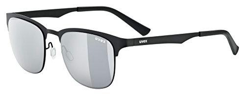 Uvex lgl 32 Gafas de Sol, Adultos Unisex, Black/Silver, One Size