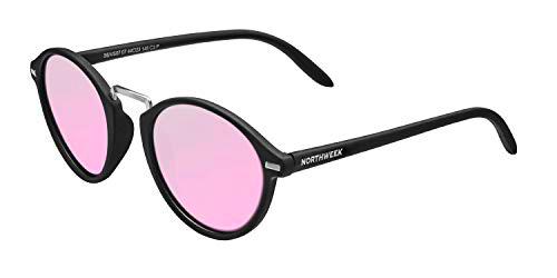 NORTHWEEK VESCA Pipe Gafas, Matte Black - Rose Gold