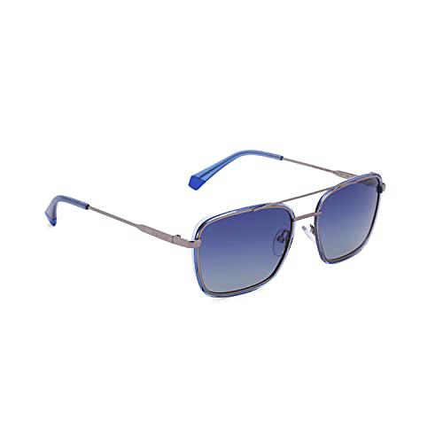 Polaroid PLD 6115/s Sunglasses, V84/Z7 RUTHEN Blue, 56 Mens