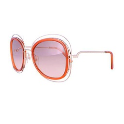 Chloé CE123S 735 56 Gafas de Sol, Gold/Caramel, Mujer