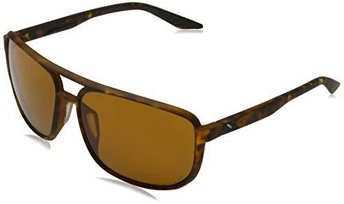 Ride100percent Konnor Aviator Square-Soft Tact Havana-Bronze PEAKPOLAR Lens