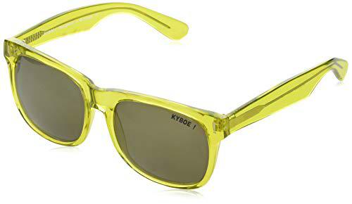 Kyboe C18 Gafas de Sol, Amarillo Claro, 54 Unisex