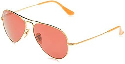 Ray-Ban Aviator Metal II Gafas, Oro, 62 Unisex Adulto