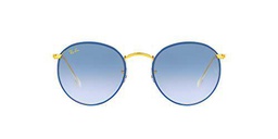 Ray-Ban 0RB3447JM Gafas, Light Blue ON Legend Gold