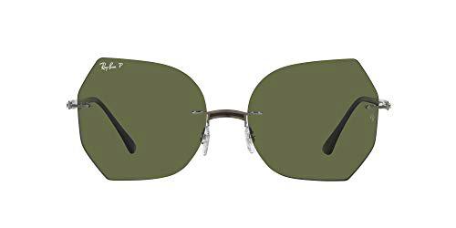 Ray-Ban 0RB8065 Gafas, Black ON Gun Metal, 62 Unisex Adulto