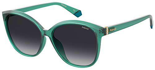 Polaroid PLD 4100/f/s Sunglasses, MR8/WJ Petrol, 59 Womens