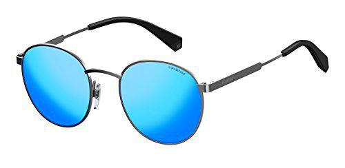 Polaroid PLD 2053/S 5X 6LB Gafas de Sol, Gris (Ruthenium/Grey Grey Speckled Blue Pz)