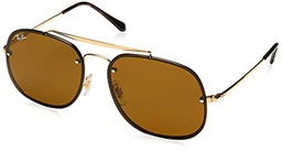 Ray-Ban 0RB3583N Gafas de Sol, Gold, 58 Unisex