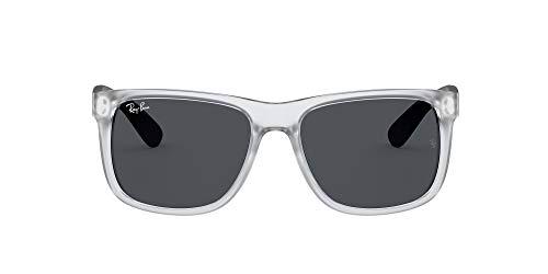 Ray-Ban 0RB4165 Gafas, Rubber Transparent, 55 Unisex