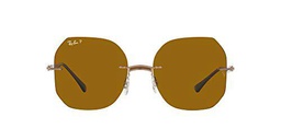 Ray-Ban 0RB8067 Gafas, Brown ON Light Brown, 57 Unisex Adulto