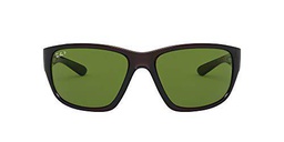 Ray-Ban 0RB4300 Gafas de Sol, Transparent Grey, 62 para Hombre