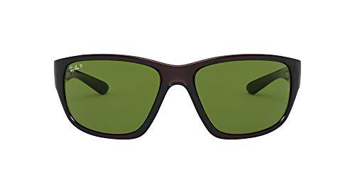 Ray-Ban 0RB4300 Gafas de Sol, Transparent Grey, 62 para Hombre