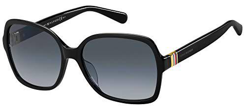 Tommy Hilfiger TH 1765/S, Gafas de Sol Mujer, Negro, 54