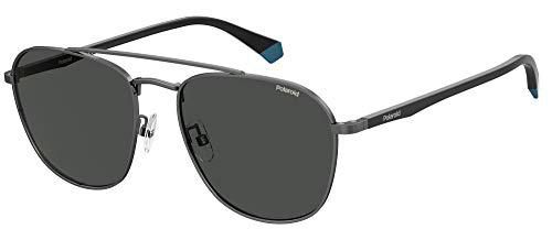 Polaroid PLD 2106/g/s Sunglasses, V81/M9 DKRUTH Black, 57 Mens