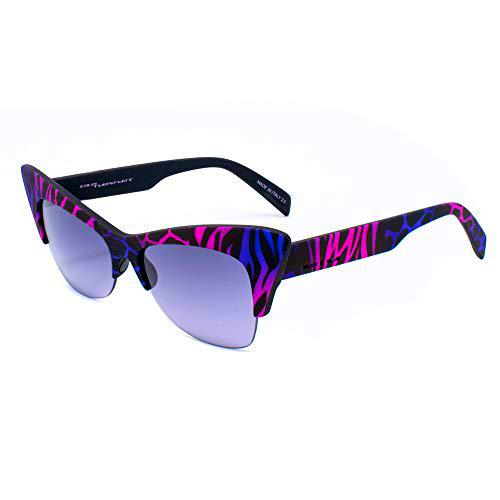 italia independent 0908-ZEF-017 Gafas de Sol, Morado/Negro