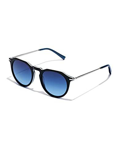 HAWKERS Warwick Crosswalk Gafas de Sol, Black Blue Denim