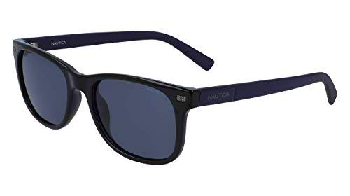 Nautica N3641SP gafas de sol, negro, 5418 para Hombre