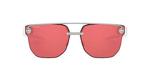 Oakley 0OO4136 Gafas de Sol, Satin Chrome, 67 para Hombre