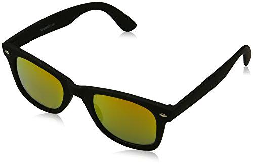 Sunglasses Istanbul Gafas de sol, Negro (Rubb Black/red Revo), 50