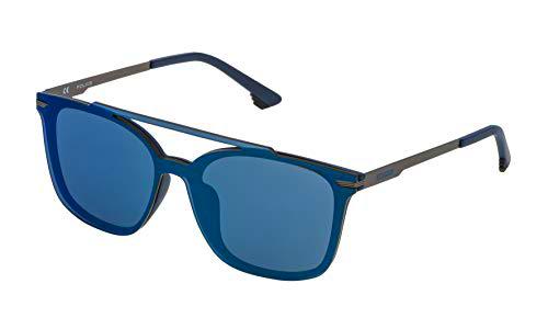 Police SPL528999NQB Gafas de Sol, Azul, 99 Unisex