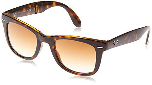 Ray-Ban Folding Wayfarer Gafas de Sol, Light Havana