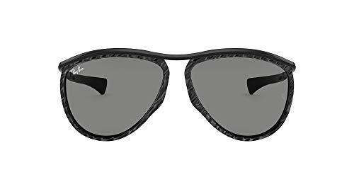 Ray-Ban 0RB2219 Gafas, Wrinkled Black ON Black, 59 Unisex