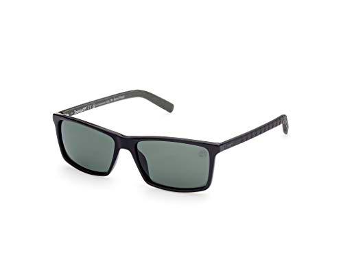 Timberland Eyewear TB9222 Gafas, Shiny Black/Green Polarized