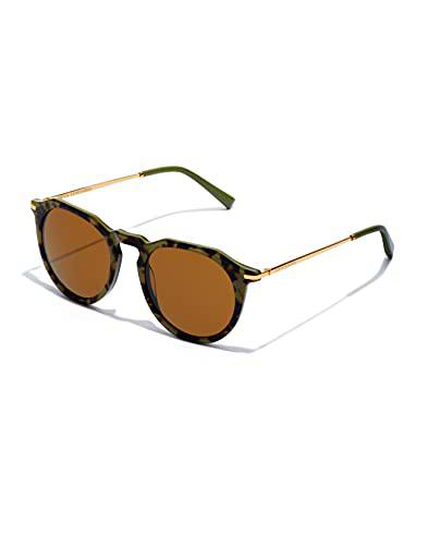 HAWKERS · Gafas de sol WARWICK CROSSWALK para hombre y mujer · HAVANA GREEN OLIVE