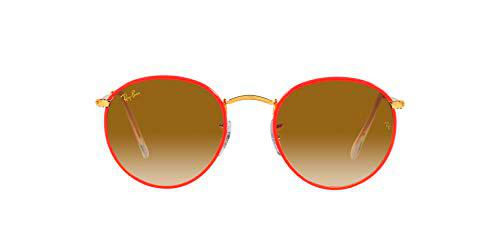 Ray-Ban 0RB3447JM Gafas, Red ON Legend Gold, 50 Unisex Adulto