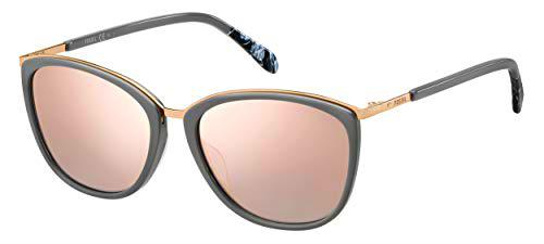 Fossil FOS 2091/G/S Gafas, Grey, 56 para Mujer