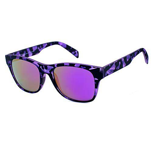 italia independent 0901-144-000 Gafas de Sol, Negro/Gris, 52 Unisex