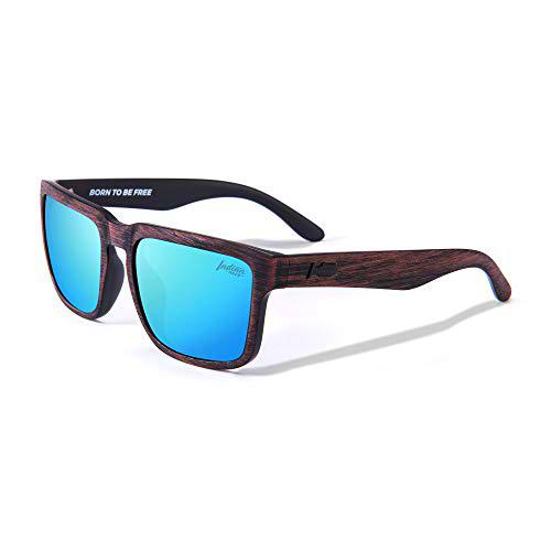 THE INDIAN FACE Gafas de Sol - Polar Wood/Blue