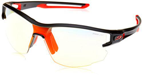 Julbo Aero Gafas de sol para Hombre, Blanco / Rojo