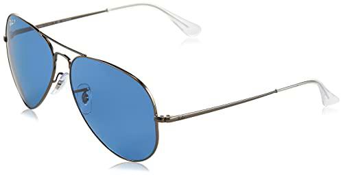 Ray-Ban 0RB3689 Gafas, Gunmetal, 58 Unisex