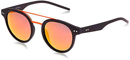 Polaroid PLD 6031/S Oz Gafas de Sol, Negro (Matt Black/Red Grey Speckled Pz)