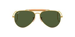 Ray-Ban Outdoorsman Oro-Verde Clásica G-15- Gafas de sol para hombre