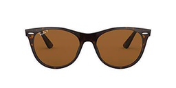 Ray-Ban 0RB2185 Gafas de Sol, Striped Havana, 52 Unisex