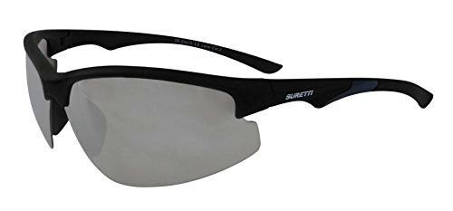 SURETTI Sport Gafas de Sol, Negro, One Size, SB de s5475