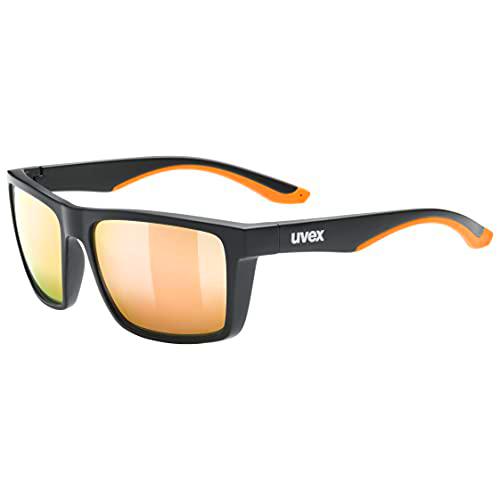 Uvex lgl 50 CV Gafas de Sol, Adultos Unisex, Black Mat/Champagner, One Size