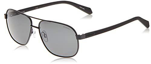 Polaroid PLD 2059/S M9 003 Gafas de Sol, Negro (Matt Black/Grey Grey)