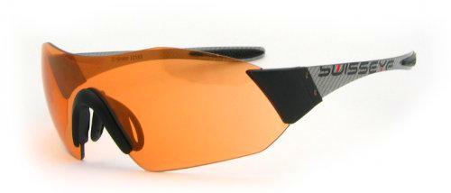 Swiss Eye Gafas de Sol Deportivas C-Shield S RX Plateado Silver Carbon Talla:Talla única