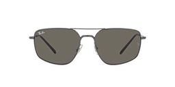 Ray-Ban 0RB3666 Gafas, Gunmetal, 56 Unisex Adulto